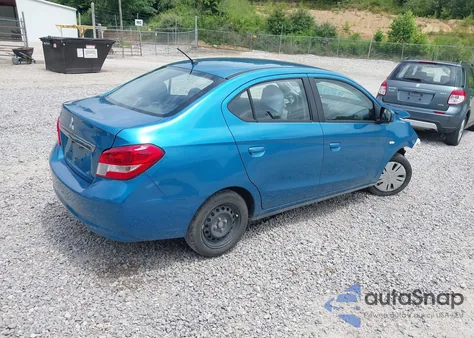 2020 Mitsubishi Mirage G4 Es z USA, uszkodzony, nr VIN ML32F3FJ0LHF07761